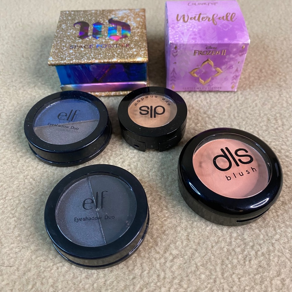 Rare Urban Decay Space Powder ColourPop Frozen e.l.f. DLS Makeup‎ Bundle 6pc NWT